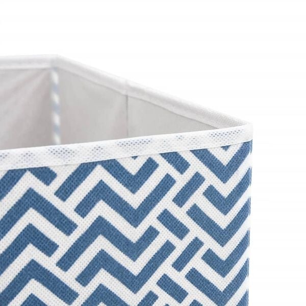 VidaXL Opbergboxen (4 st) Blauw - 40% Korting!