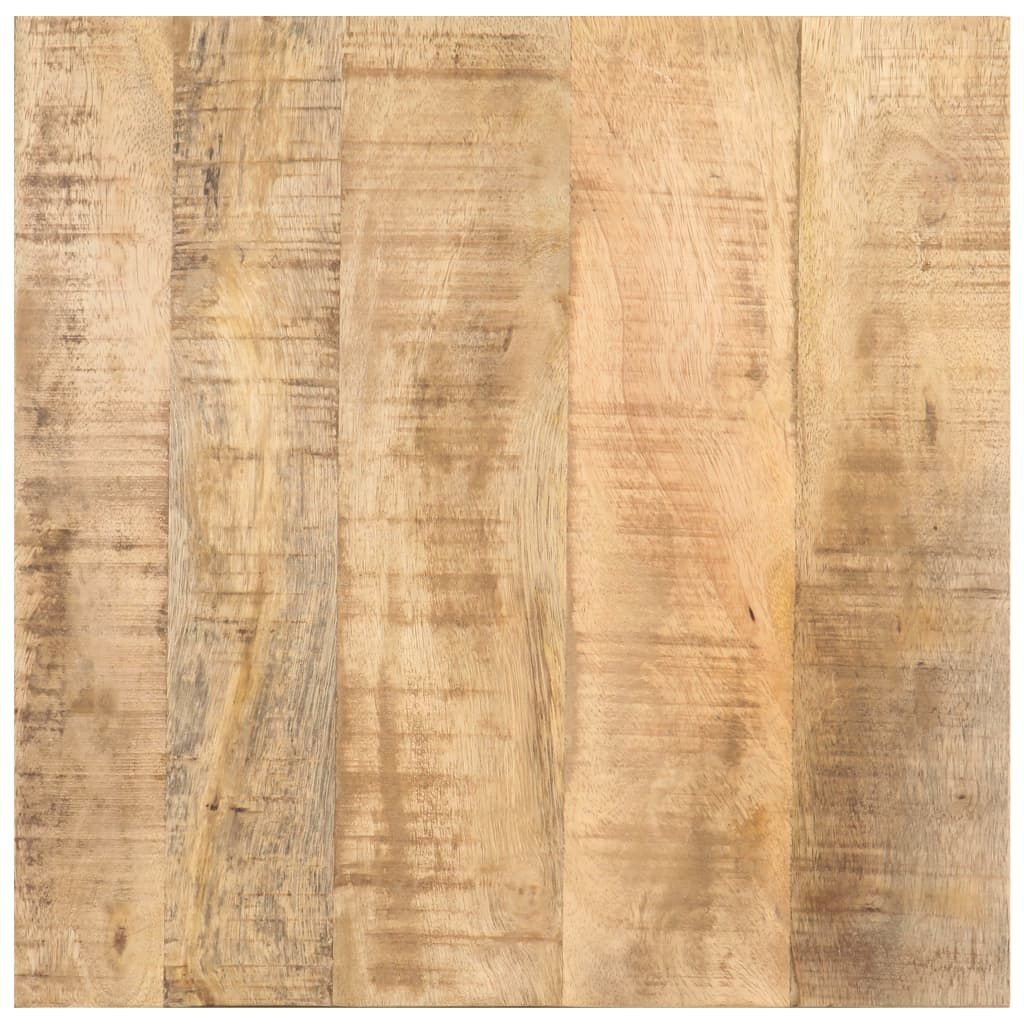 VidaXL Bijzettafel Mangohout -40%! Op Wieltjes, 40x40x42cm