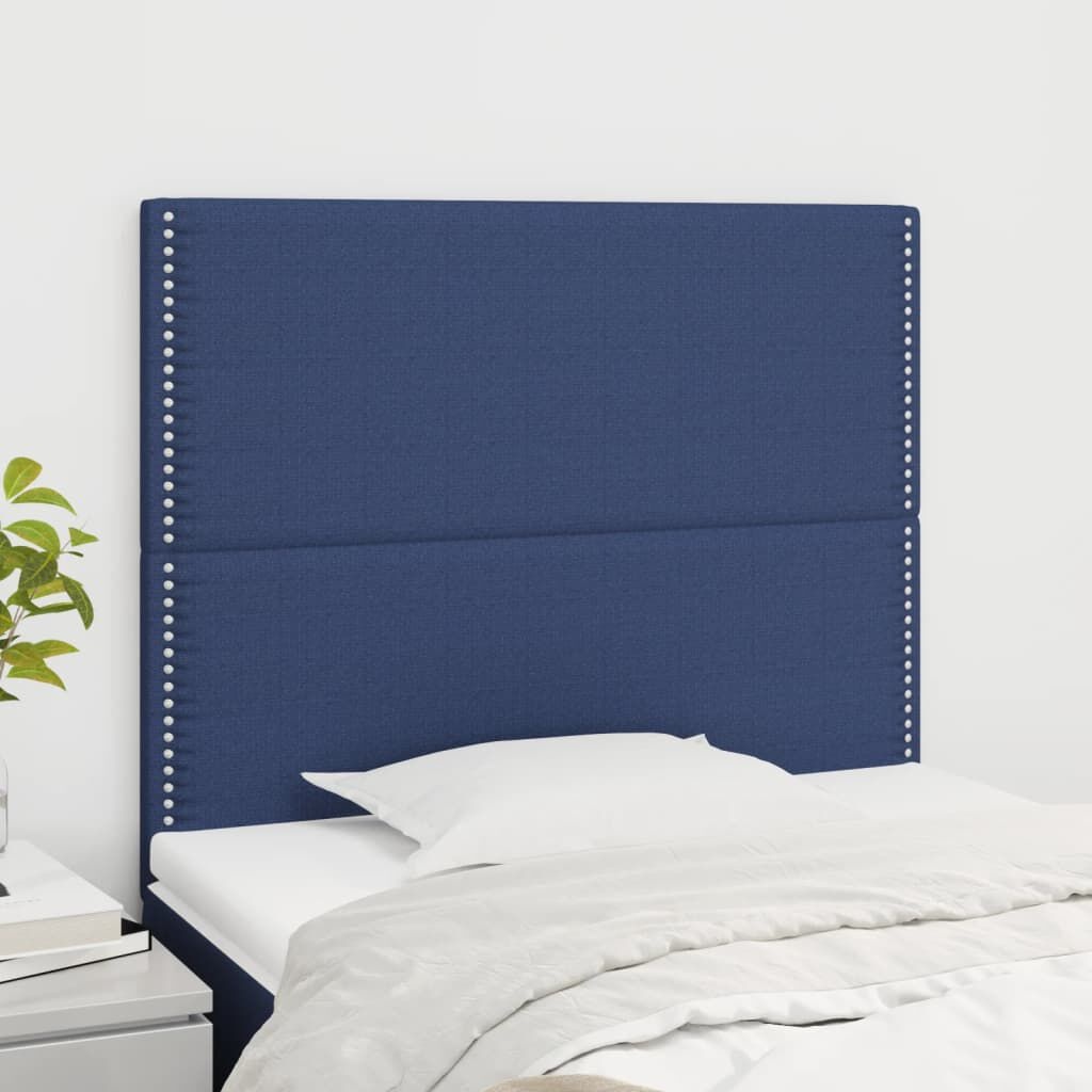 vidaXL Hoofdborden 2x 80cm Blauw - Retourdeal! 40% Korting