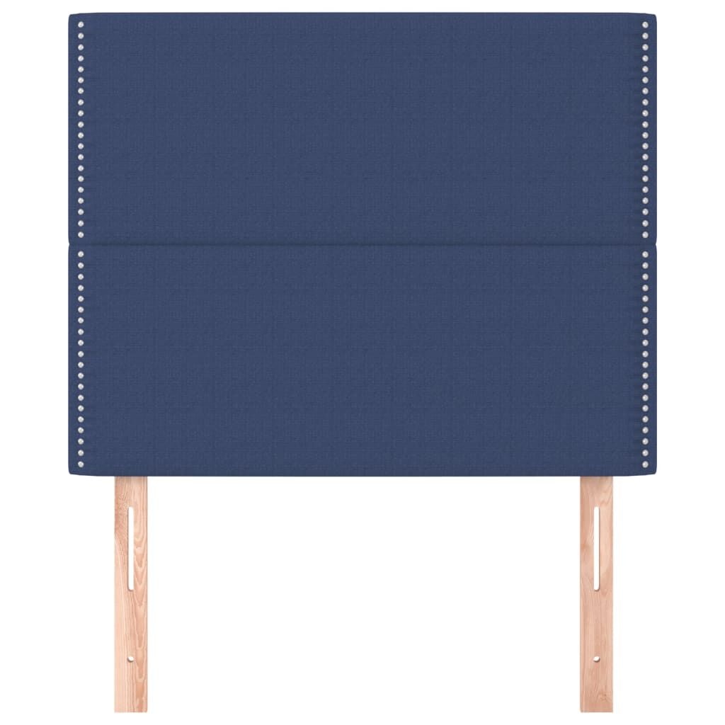 vidaXL Hoofdborden 2x 80cm Blauw - Retourdeal! 40% Korting