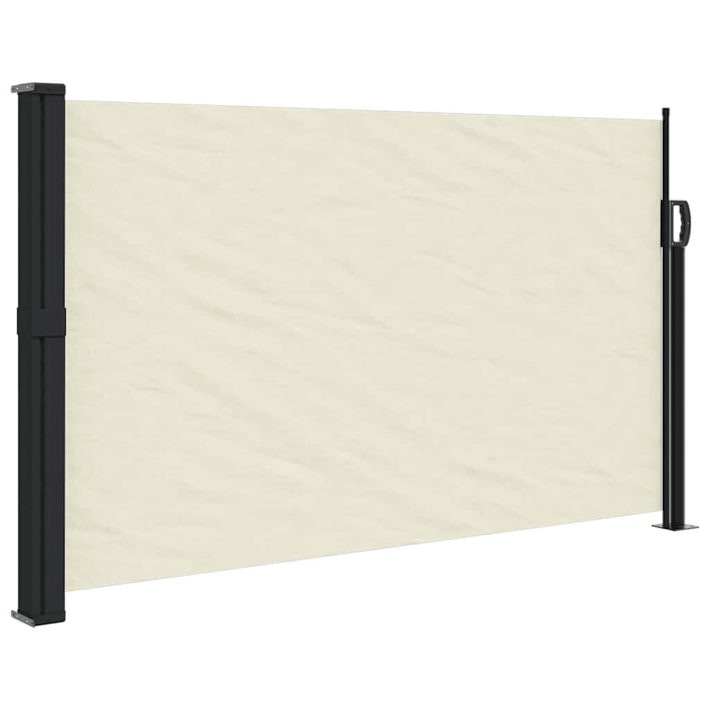 vidaXL Uittrekbaar Windscherm 120x600 cm Crème - 40% Korting!