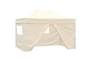 VidaXL Pop-up Vouwtent 3x4,5m Crèmewit - 40% Korting!