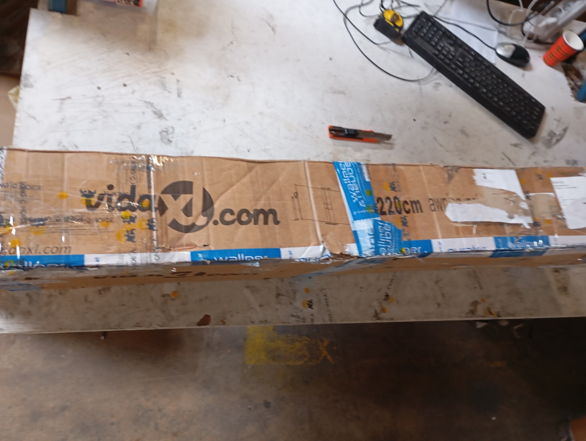 VidaXL Uittrekbaar Windscherm 220x1000cm Antraciet - 55% Korting!