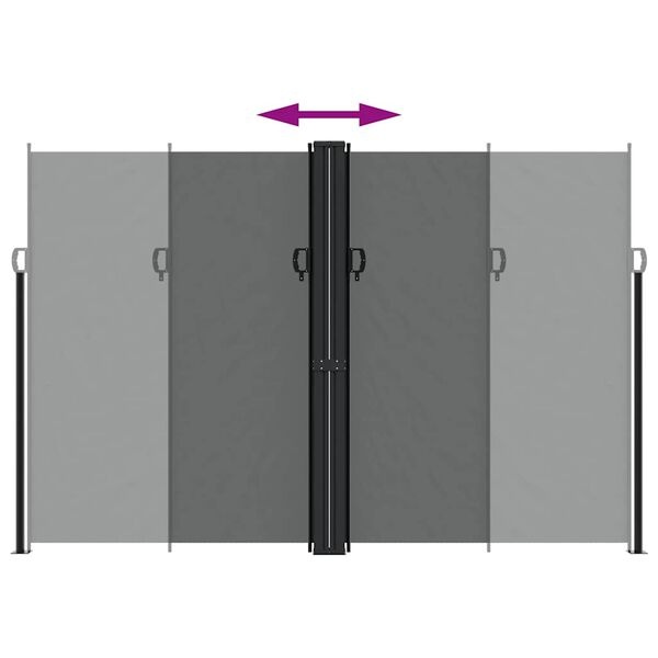 VidaXL Uittrekbaar Windscherm 220x1000cm Antraciet - 55% Korting!