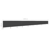 VidaXL Windscherm 1200x160cm Antraciet - 55% Korting!