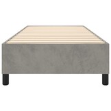 Bedframe Lichtgrijs Fluwel 90x200 - RETOURDEAL 40% KORTING!