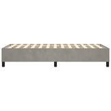Bedframe Lichtgrijs Fluwel 90x200 - RETOURDEAL 40% KORTING!