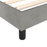 Bedframe Lichtgrijs Fluwel 90x200 - RETOURDEAL 40% KORTING!