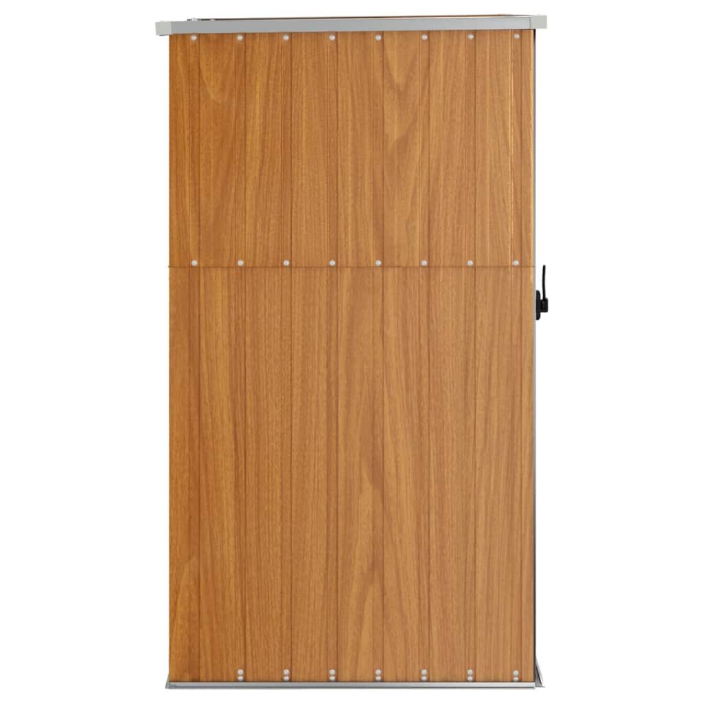vidaXL Tuinschuur 88x89x161 cm gegalvaniseerd staal bruin