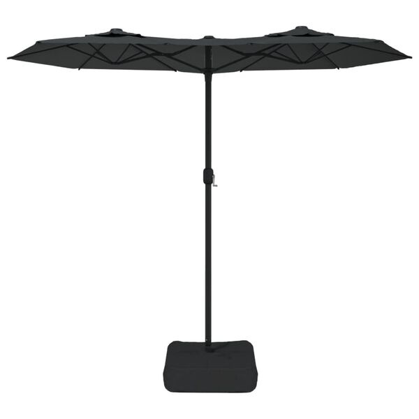 vidaXL Parasol Dubbel Dak Antraciet 316x240cm - 40% Korting!