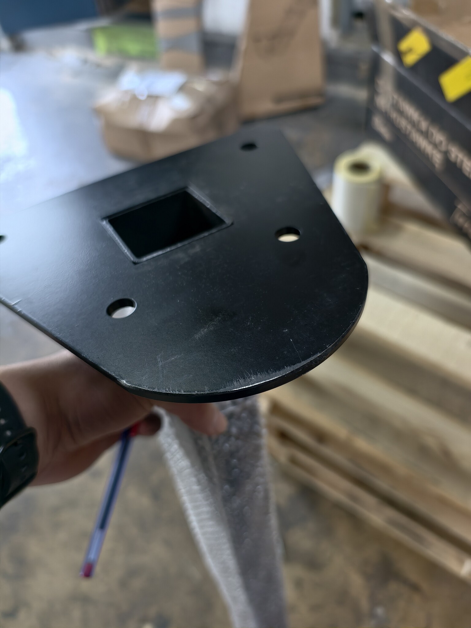 Schommel Ophangstang 100cm - Zwart Staal - Retourdeal!