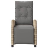 Tuinstoelen (2 st) verstelbaar beige mix - 40% KORTING!