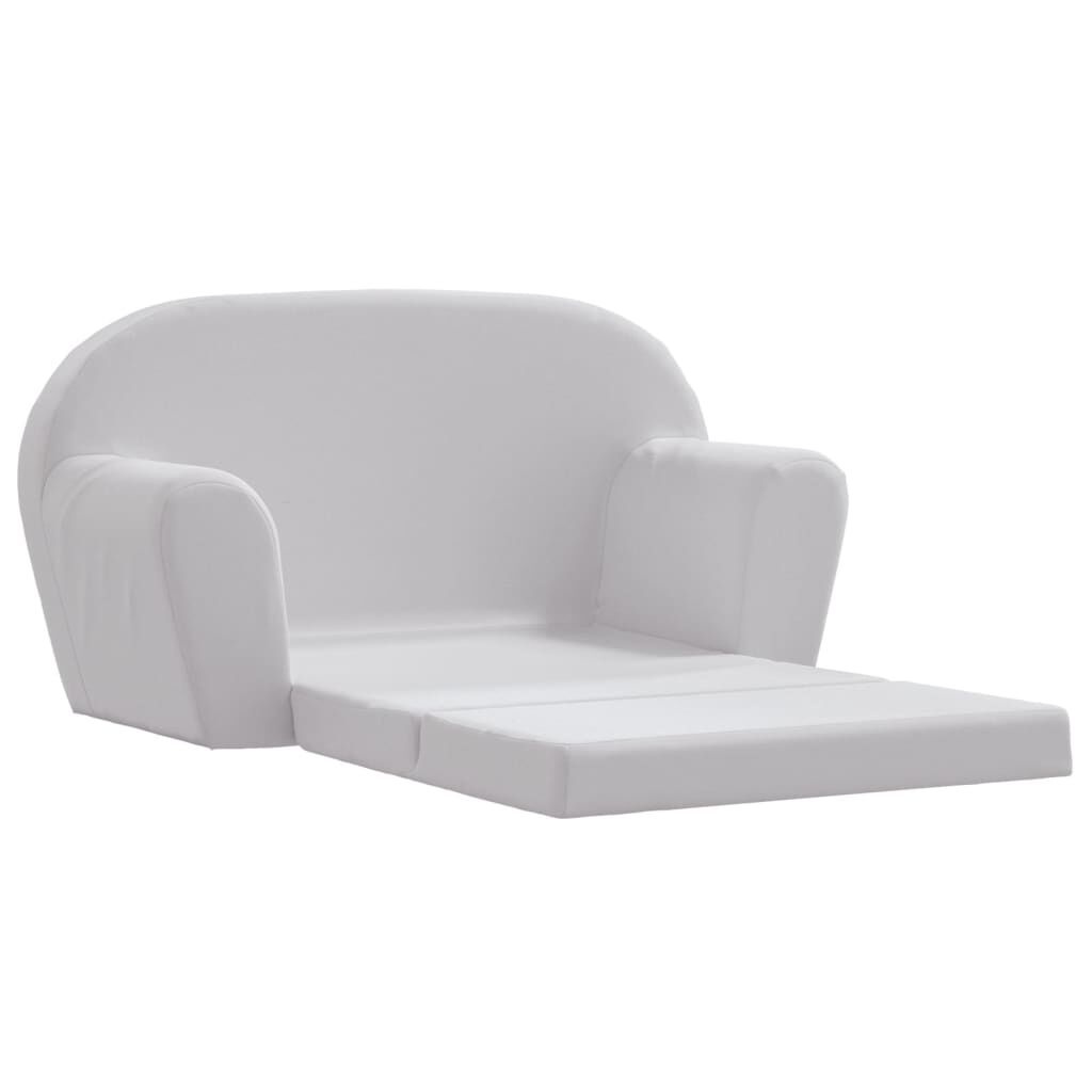 VidaXL Kinder Loungestoel Uitklapbaar Lichtgrijs -40%