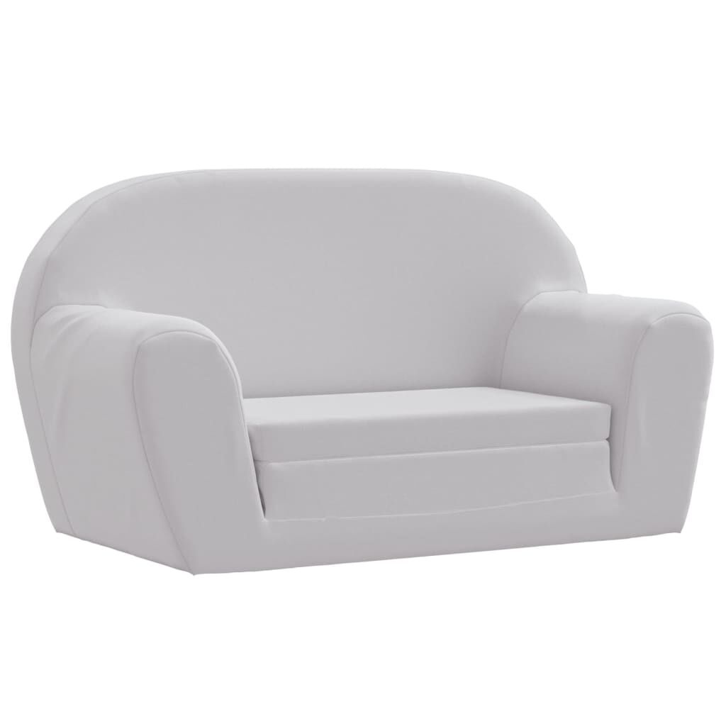 VidaXL Kinder Loungestoel Uitklapbaar Lichtgrijs -40%