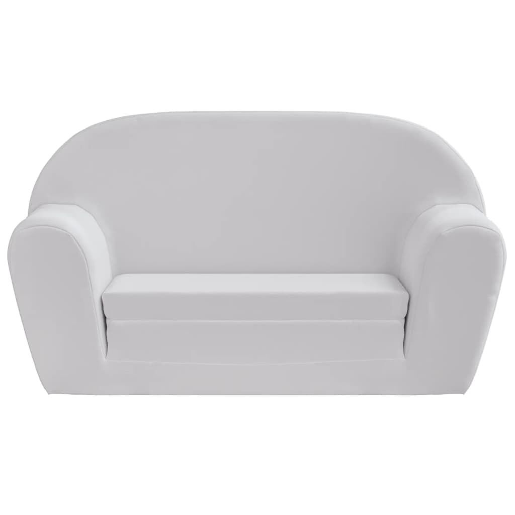 VidaXL Kinder Loungestoel Uitklapbaar Lichtgrijs -40%