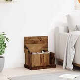 vidaXL Opbergbox Oud Hout 30x50x28cm - 35% Korting!