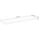 Wandschap Acaciahout 80cm - Retourdeal! 55% Korting!