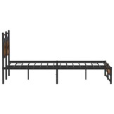 Bedframe 140x200 Gerookt Eiken - 55% Korting! (Lichte Krasjes)