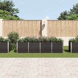 VidaXL Verhoogde Plantenbak 320cm Antraciet - 42% Korting!