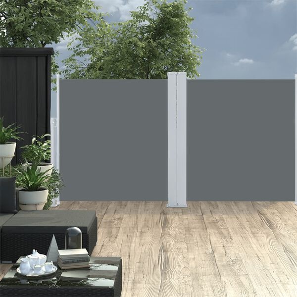 VidaXL Uittrekbaar Windscherm 200x600 Antraciet - 40% Korting!
