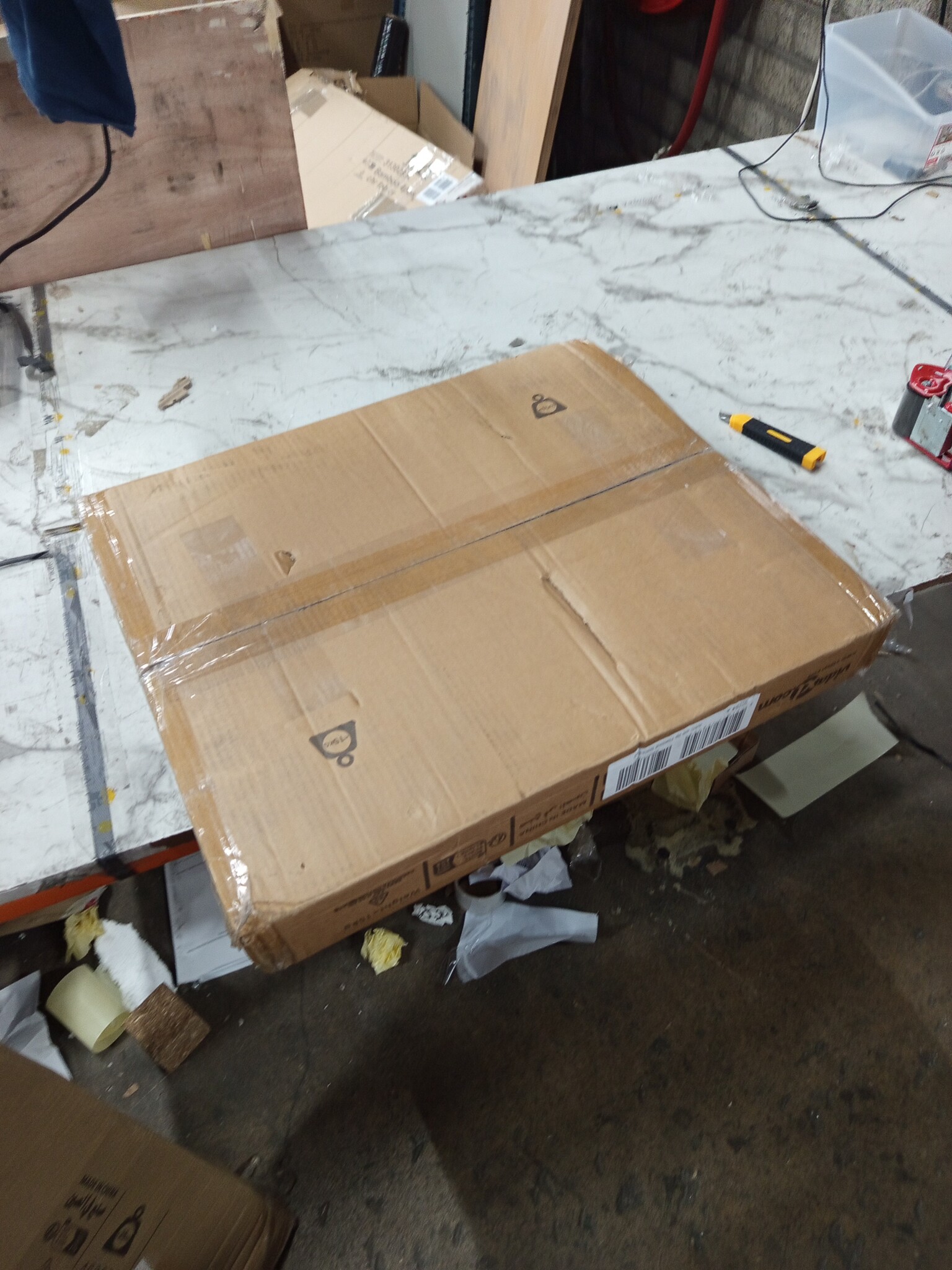vidaXL Wandschappen 2x 50x40cm RVS - 60% Korting!