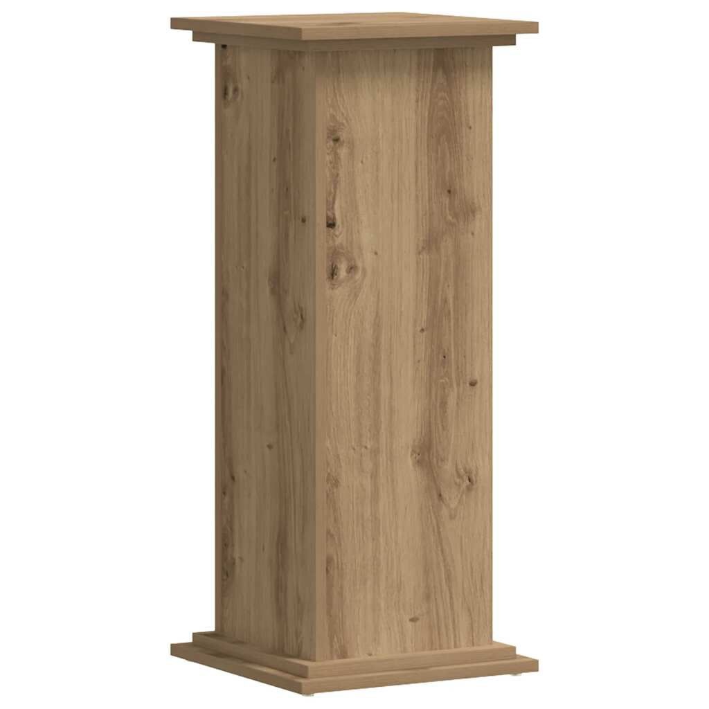 vidaXL Plantenstandaard Eiken 33x33x80cm - 40% Korting!