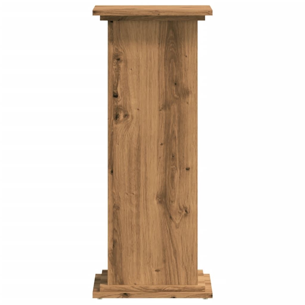 vidaXL Plantenstandaard Eiken 33x33x80cm - 40% Korting!