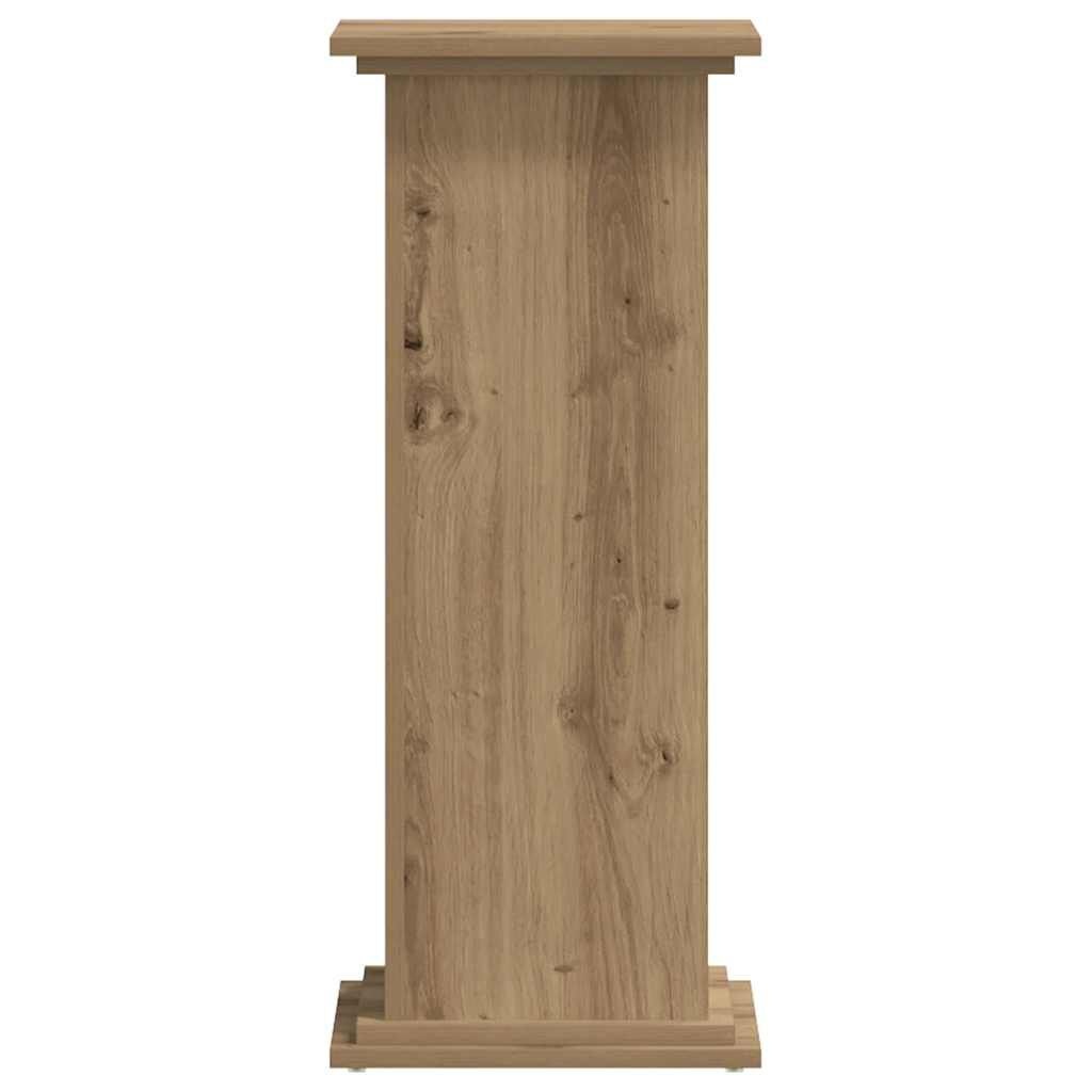 vidaXL Plantenstandaard Eiken 33x33x80cm - 40% Korting!