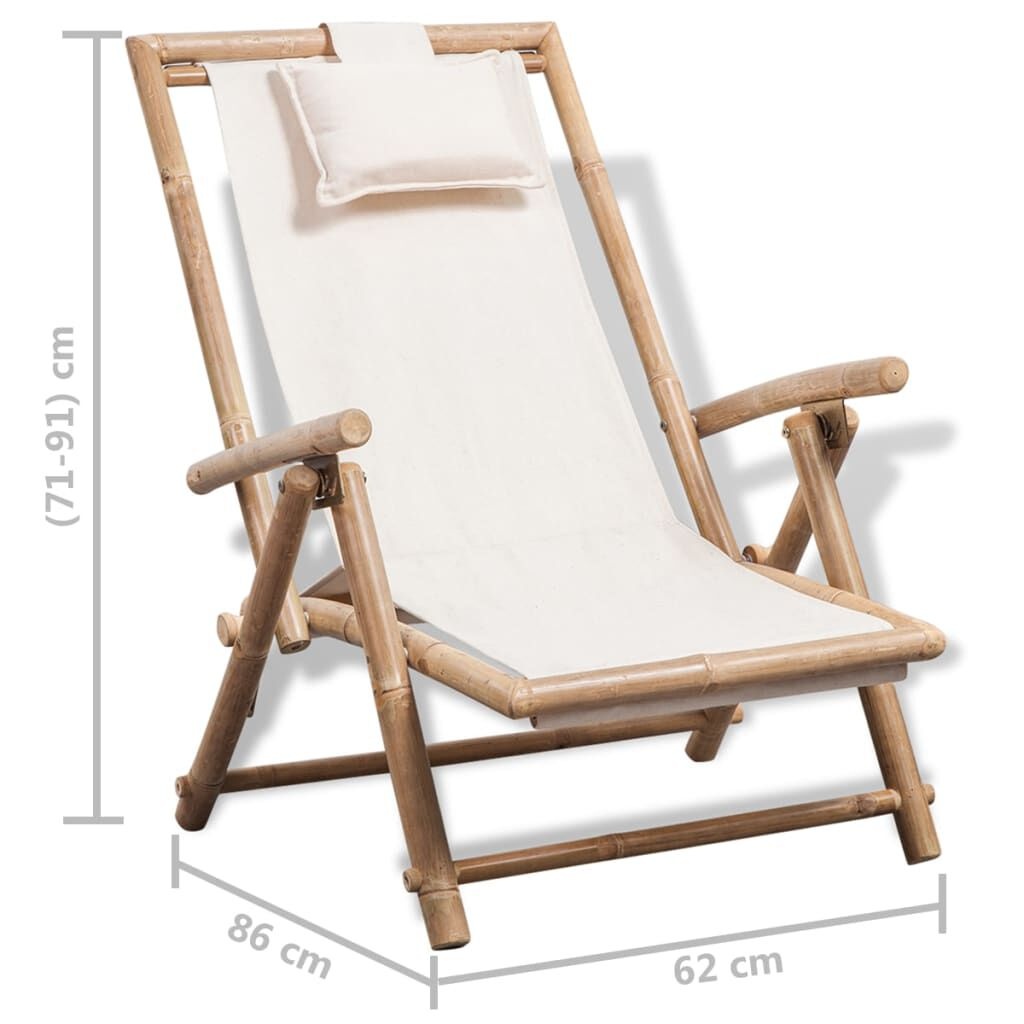 VidaXL Bamboe Terrasstoel - 40% Korting! Perfect voor de Zomer