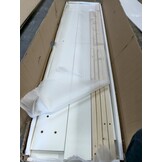 Peuterbed 80x160 + Uitschuifbed & 2 Matrassen - Wit/Roze - 64% Korting!