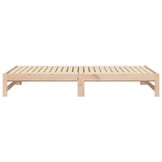 vidaXL Uitschuifbare Slaapbank Grenenhout 2x(80x200) - 35% Korting!