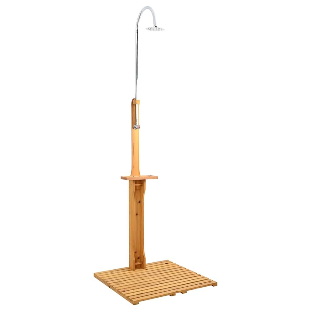vidaXL Houten Tuindouche - 40% Korting! Zo Goed Als Nieuw!