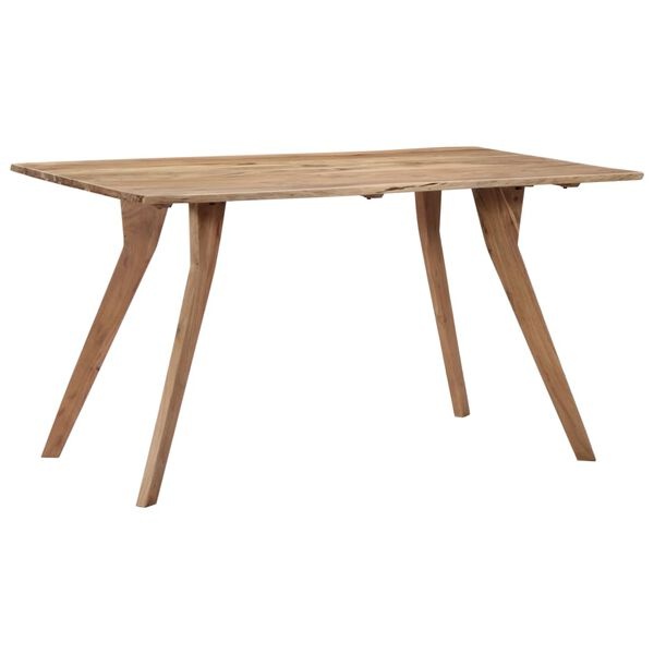 VidaXL Eettafel Acaciahout 140cm - 35% Korting! Zo Goed Als Nieuw