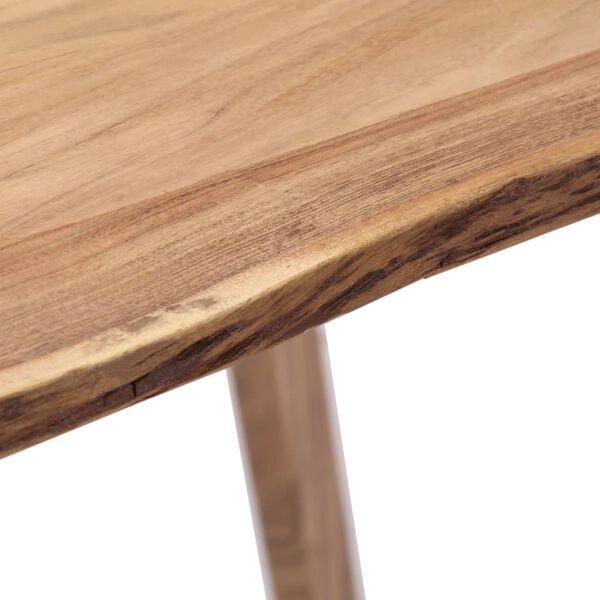 VidaXL Eettafel Acaciahout 140cm - 35% Korting! Zo Goed Als Nieuw