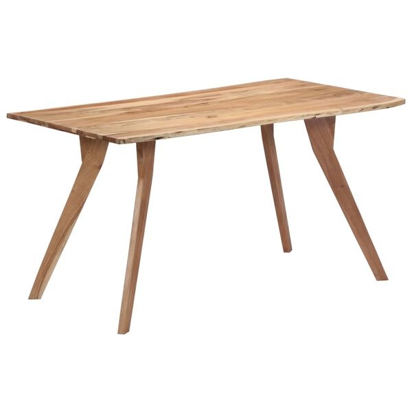 VidaXL Eettafel Acaciahout 140cm - 35% Korting! Zo Goed Als Nieuw