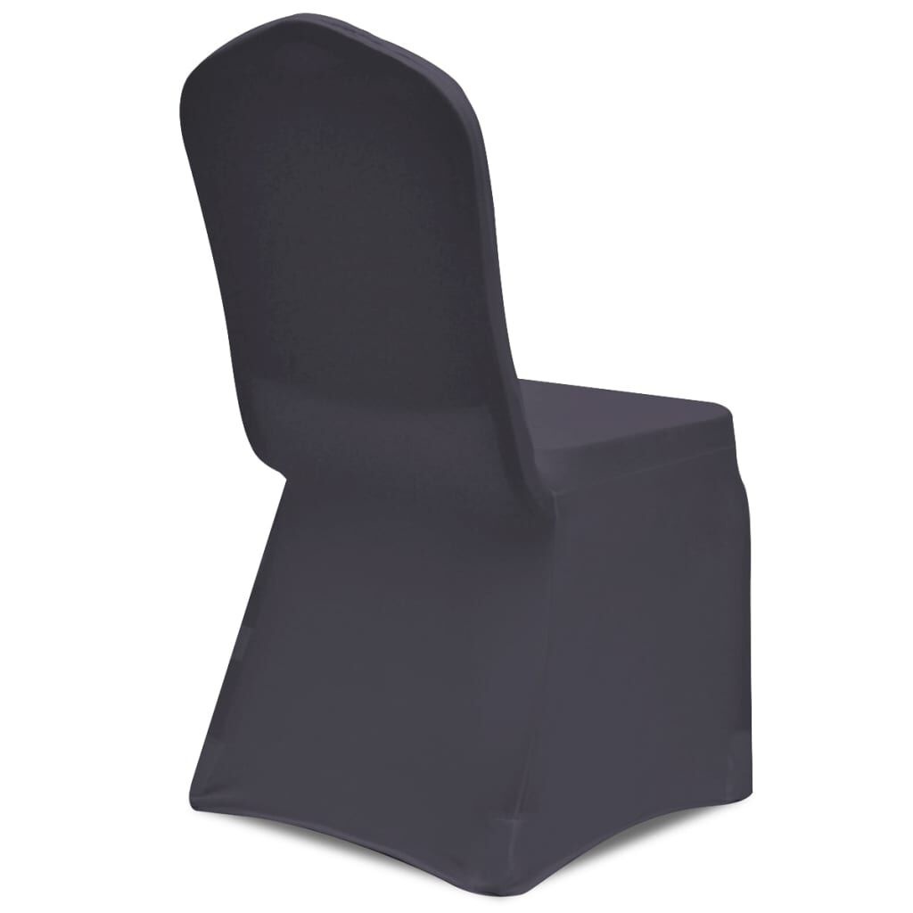 vidaXL Stoelhoezen Antraciet 4 stuks - 51% Korting!