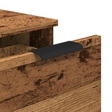 vidaXL Dressoir Oud Hout 30x30x70cm - 40% Korting!