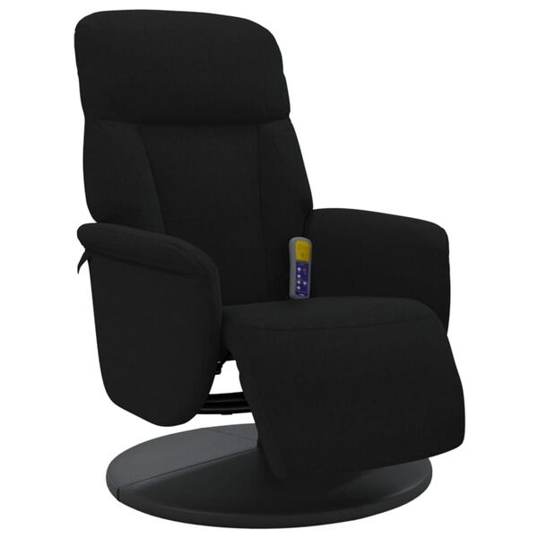 vidaXL Massagestoel Zwart Fluweel - 40% Korting!