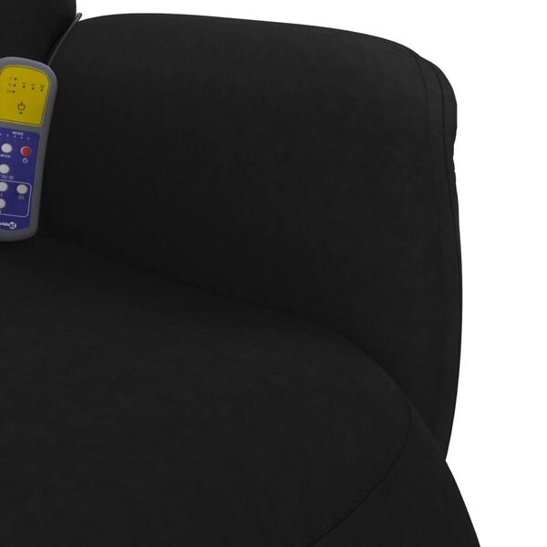 vidaXL Massagestoel Zwart Fluweel - 40% Korting!