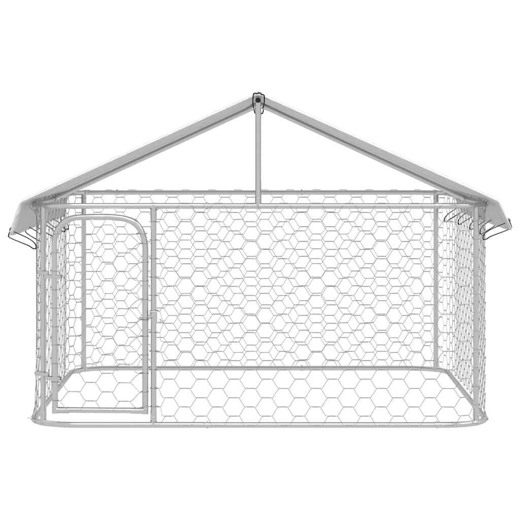 Hondenkennel Buiten met Dak 200x200x150cm - 40% Korting!