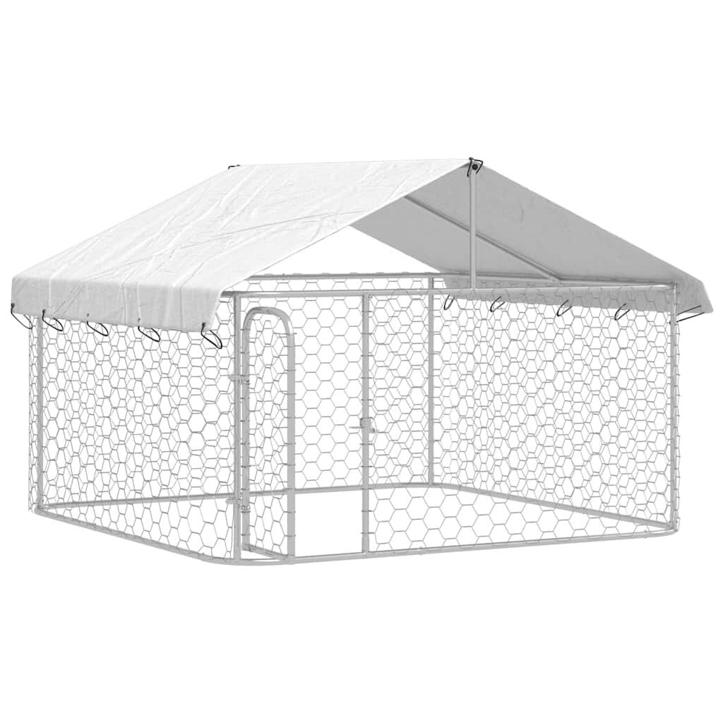 Hondenkennel Buiten met Dak 200x200x150cm - 40% Korting!