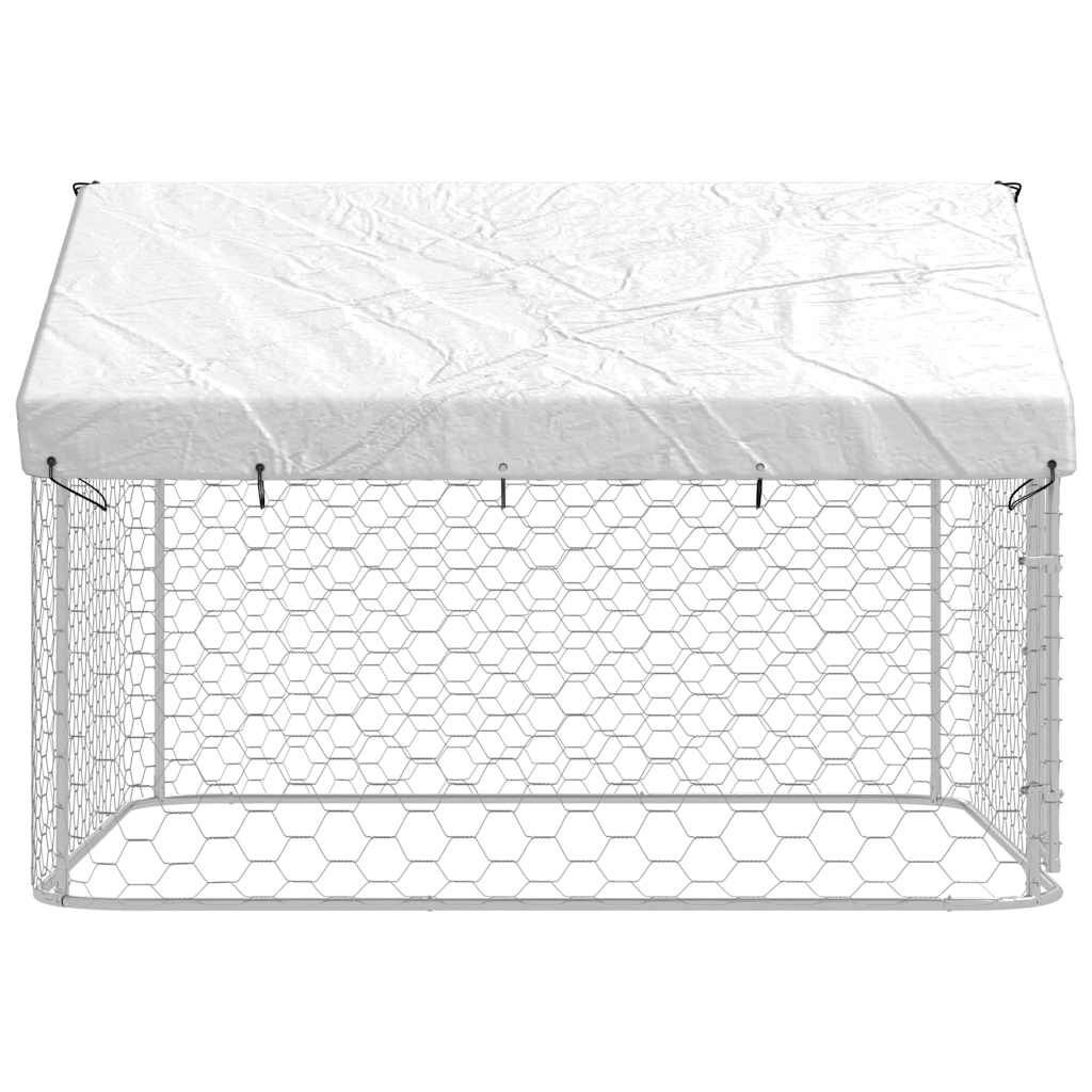Hondenkennel Buiten met Dak 200x200x150cm - 40% Korting!