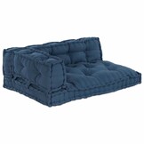 VidaXL Palletkussen Indigo (3 stuks) - 40% Korting!