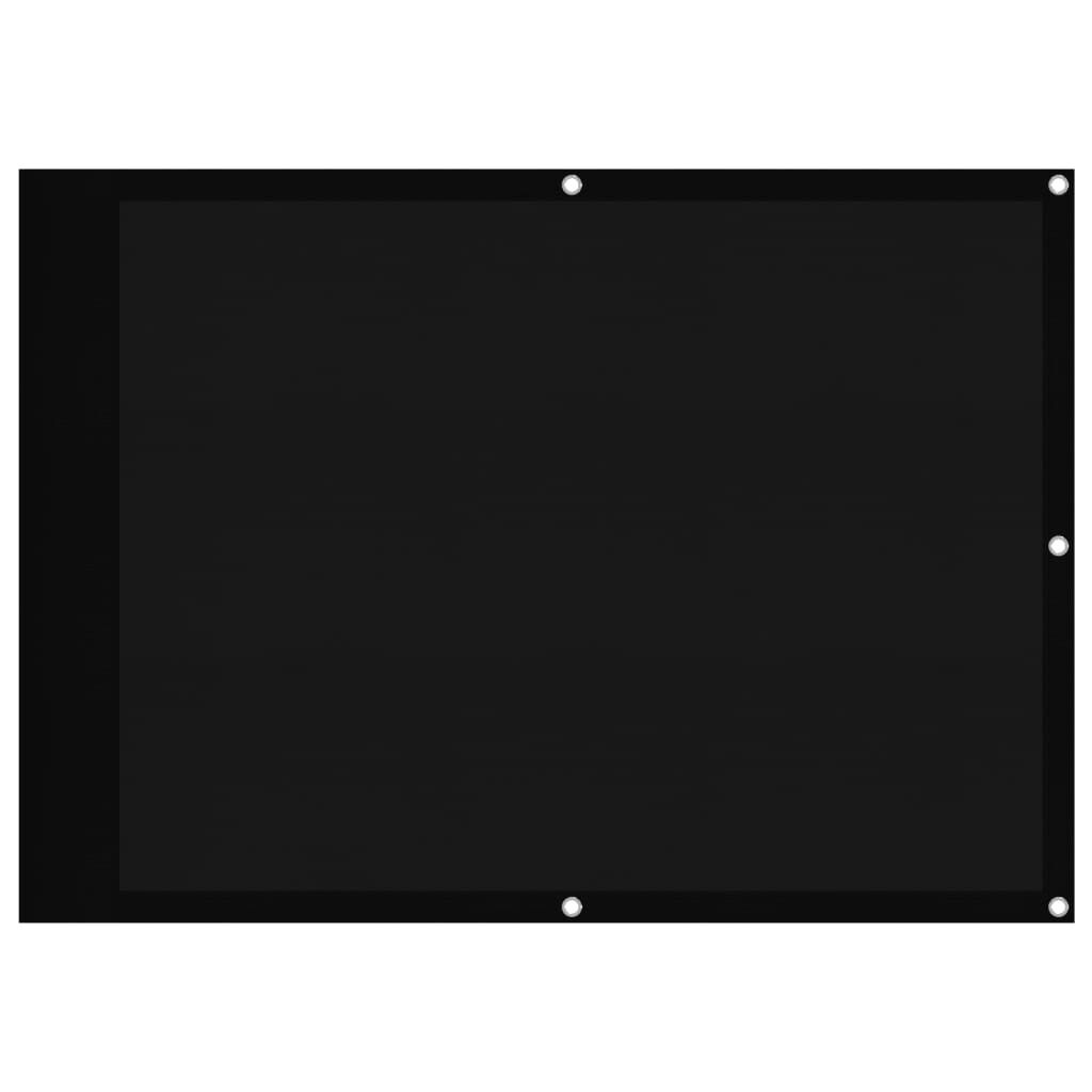 VidaXL Balkonscherm Zwart 75x800cm - 40% Korting!