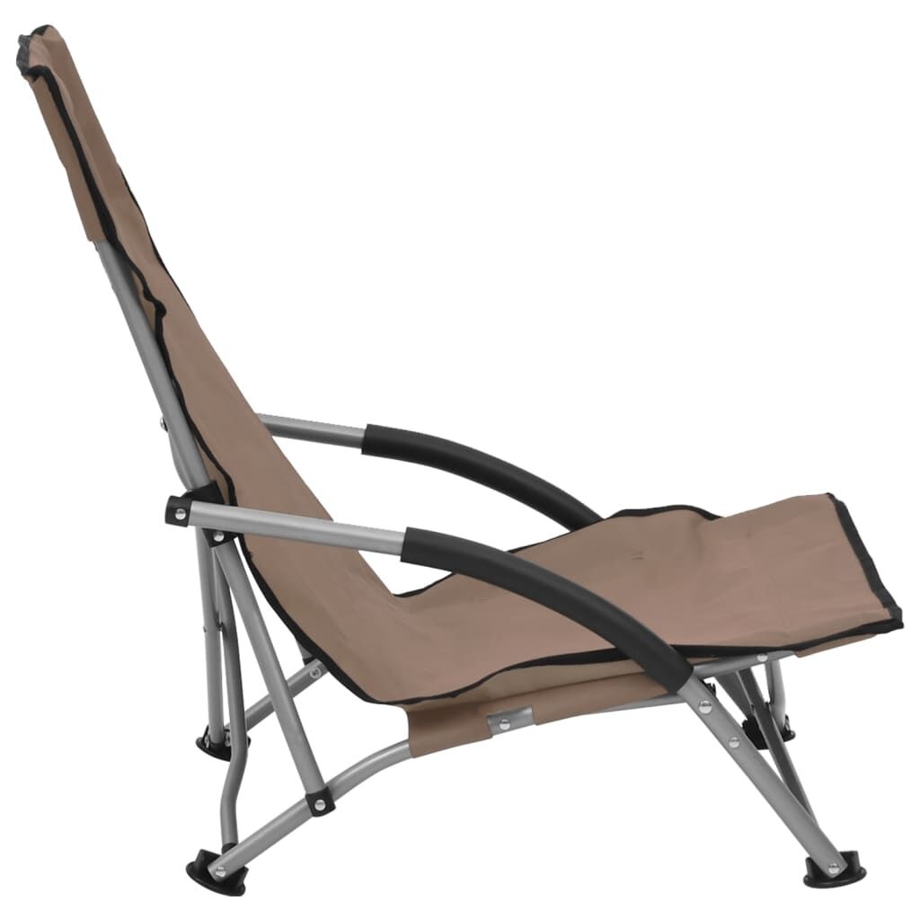 Strandstoelen (2x) Taupe - Inklapbaar - 40% Korting!