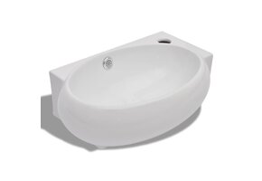 Wastafel Keramiek Wit - 60% Korting! (Incompleet)