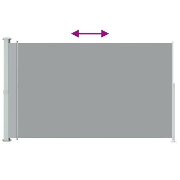 VidaXL Uittrekbaar Tuinscherm Grijs 220x300cm - 40% Korting!