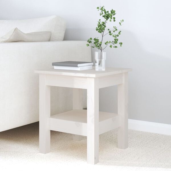 Salontafel Grenenhout Wit 35x35x40cm -40%! (Retour)