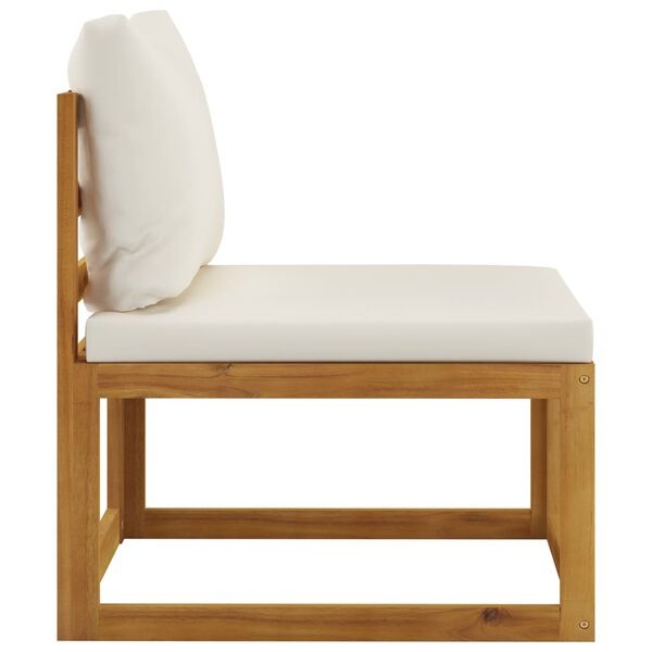 VidaXL Loungeset Acaciahout Crème - 40% Korting! Zo Goed Als Nieuw!