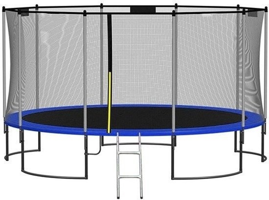 Trampolinerand Blauw 426cm - 64% Korting! (Lichte Schade)